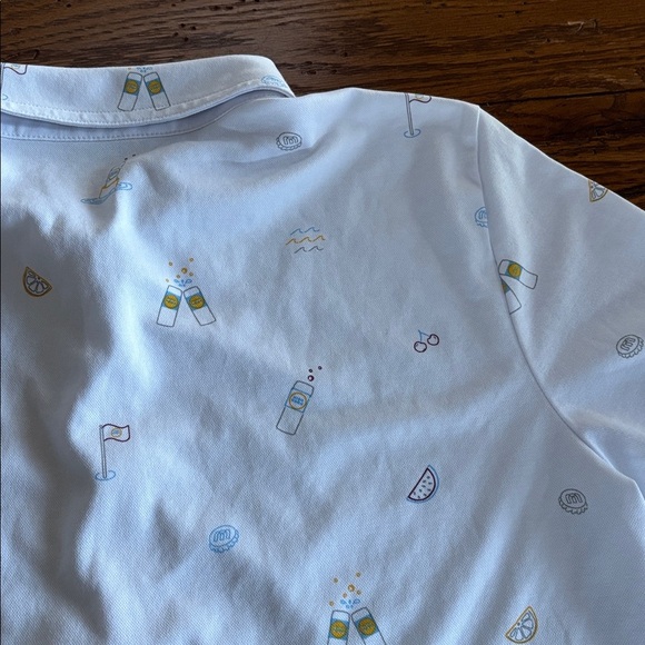 Travis Mathew x High Noon Keep 'Em Coming Golf Polo Shirt Women’s Size Large - Picture 11 of 12